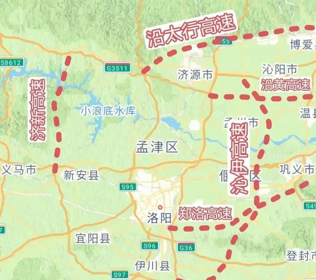 河南西部又将迎来一条新高速，途经焦作郑州和洛阳，今年迎来开通