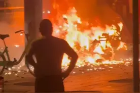 可怕！广州区庄地铁站电动车爆炸起火，宛如好莱坞爆炸特效图片