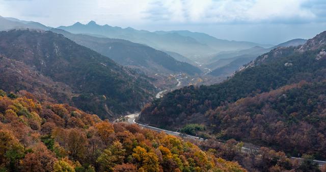 蒙山旅游区大洼秋景