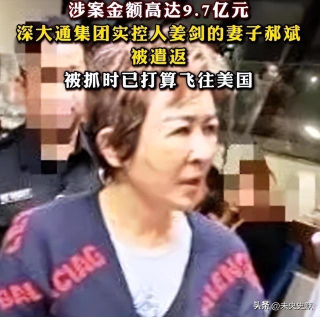 又揪出来一个巨贪，金额高达9.7亿，首富夫人郝斌跨境逃亡失败了