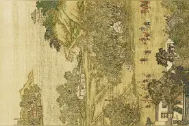 清院本_清明上河图_国画真迹全图书画图片_长图图片