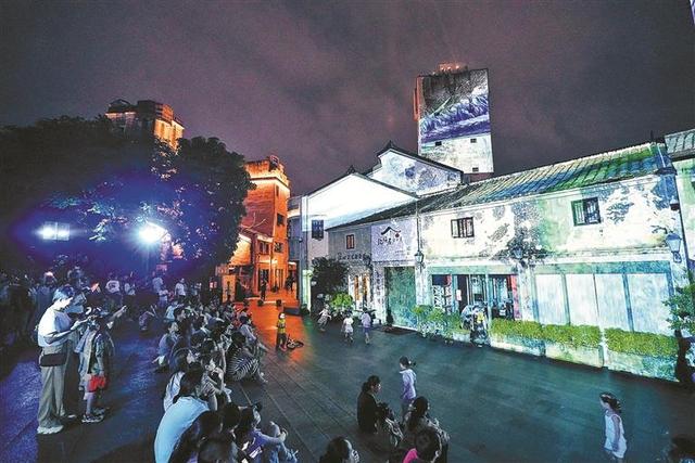 观澜古墟“夜画”再添新章！古墟光影窥见《传承之旅》