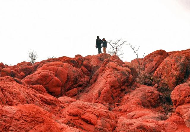 明光这片红石滩，美到让相机发烫