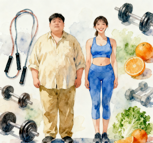 你减肥最快的时候一次减了多少斤？