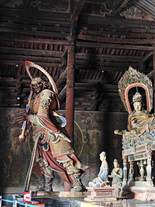 朔州国三古寺，金代弥陀殿五绝，减柱造太震撼