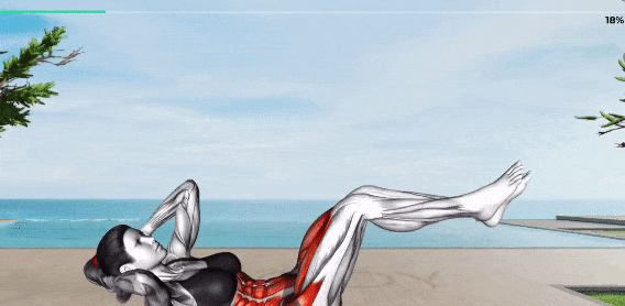 每天躺床上“交替抬腿”100次，相当于“慢跑”1小时，轻松瘦肚子