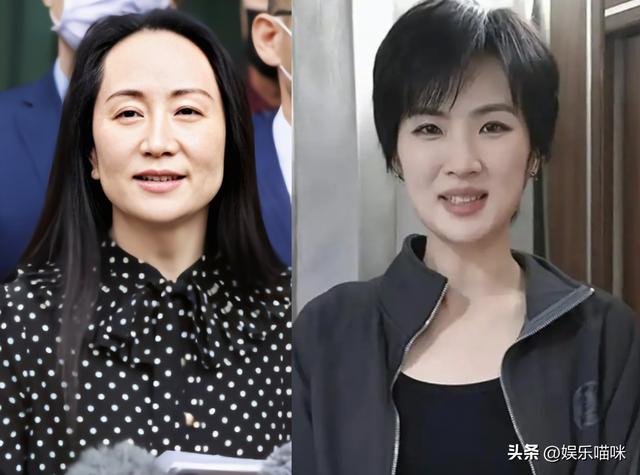 当53岁孟晚舟和27岁姚安娜同框，才发现，两人差距一目了然