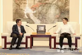 吴庆文会见中国人民大学校长林尚立图片