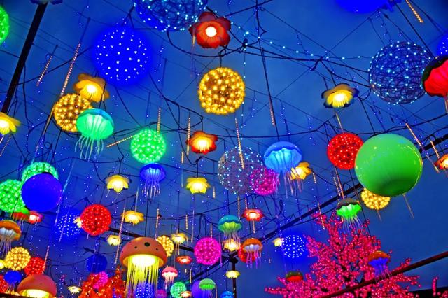 桂林：首届非遗千灯游园，光影艺术璀璨盛宴！