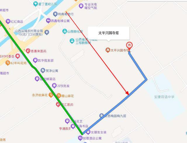 安邑县，好高塔，离天不过丈七八——运城