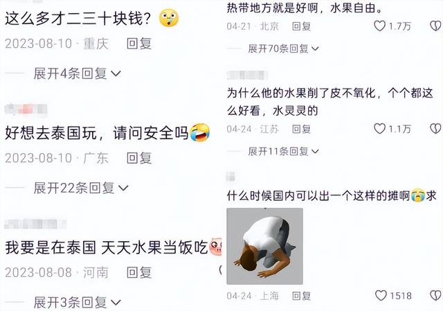泰国大量水果腐烂，因为摊上的一句中文，中国游客：自己留着吧