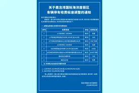 吴川鼎龙湾停车收费提高！调整为小车30元，电车摩托10元图片