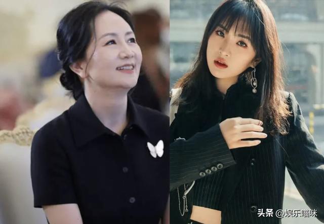 当53岁孟晚舟和27岁姚安娜同框，才发现，两人差距一目了然