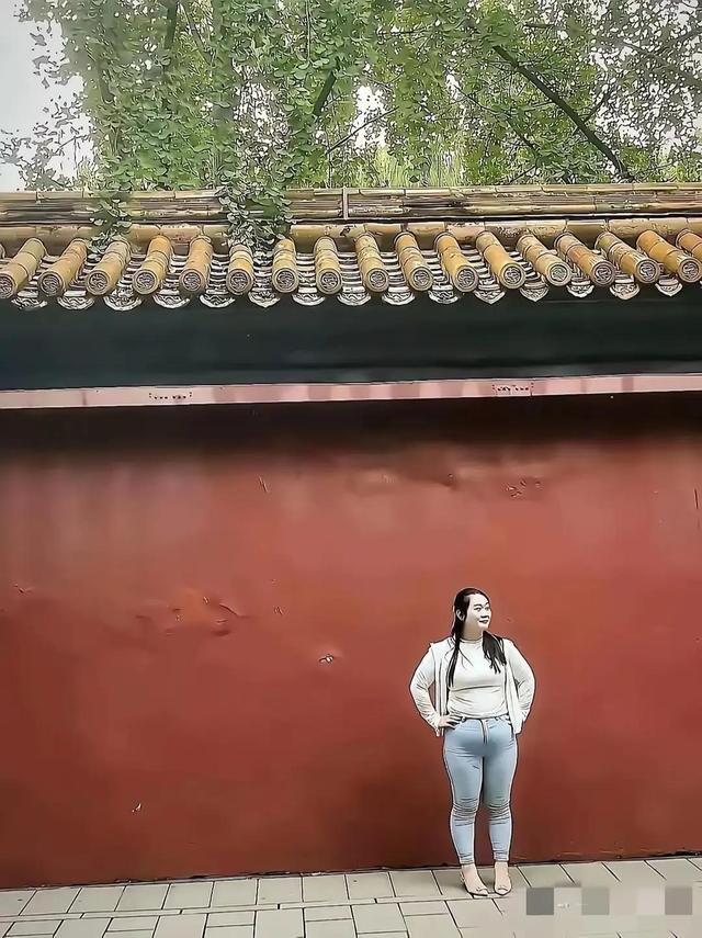 国庆旅游，老公给我拍的照片，把我气得到今天都还没跟他说话