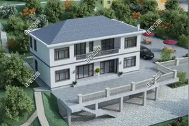 4套带架空层的农村别墅，不再担心雨季返潮，建在老家实用又舒适图片