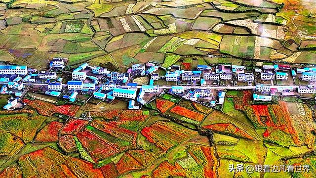 《219西藏南南线》中尼边境：乃夏村 晨雾织彩缎，田园藏仙境