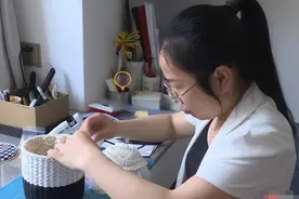 宿迁编织达人梁雪姣：巧思加巧手 麻绳编出美好生活图片