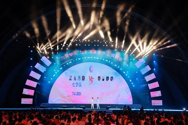 2025新余仙女湖七夕文化旅游节启幕仪式暨“为爱心动—七夕浪漫夜水上情歌会”圆满落幕