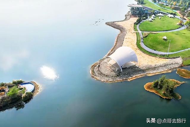 成都超级冷门公园，成都西湖，不要门票，仙境美如泸沽湖！