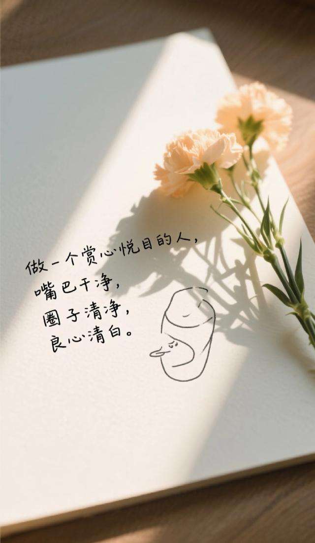 干干净净做人，行善终有福报！