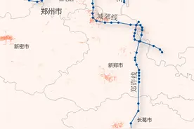 全国城市“轨道线路”与“人口密度”图比较，有些明显是形象工程图片