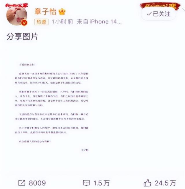 离婚不到两年，章子怡又官宣喜讯，成为汪峰“高攀不起”的存在