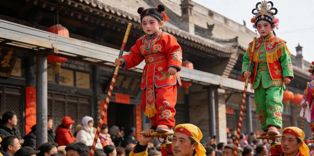 平遥城里过大年，社火红火惹人醉！这才是丙午马年该有的样子