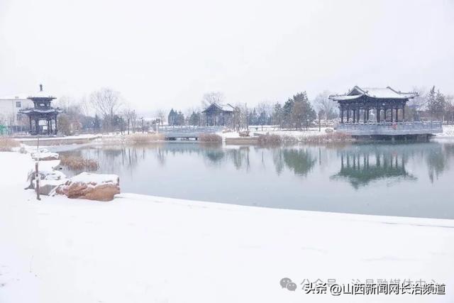 【沁县】初雪润水城：雪后小城绘就生态画卷