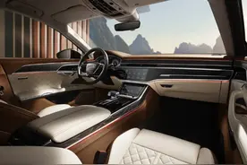 奥迪A8L霍希，六横十二纵圆你初恋梦，4.0T V8发动机要什么迈巴赫图片