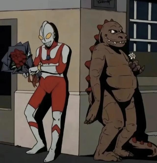 原来真的有双向奔赴💐~奥特曼和怪兽原来是真爱