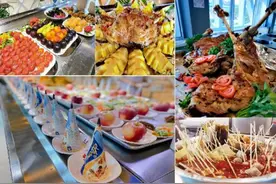 华为食堂照片流出，揭露职场扎心真相，网友：没有对比就没有伤害图片