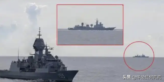 美菲澳新南海军演，全程被中国军舰 “围观”，场面太有意思！