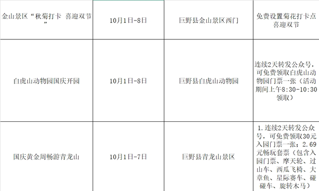 斑斓美景迎国庆，花样文旅贺中秋 | 菏泽市95项文旅活动全面开启