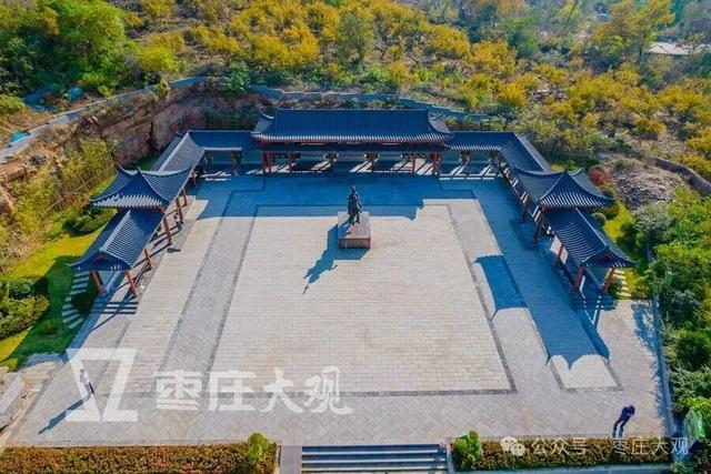 来枣庄牛郎山看红叶，可以一起逛下岳飞文化园~