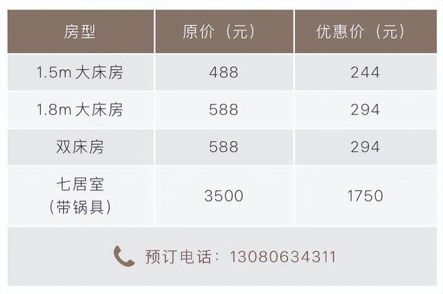 木兰湖7天福利回馈，这价格真香！