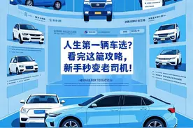 人生第一辆车怎么选？看完这篇攻略，新手秒变老司机！图片