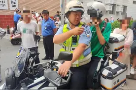 护航中招考试，郑州铁骑帮“小马虎”紧急“纠错”图片