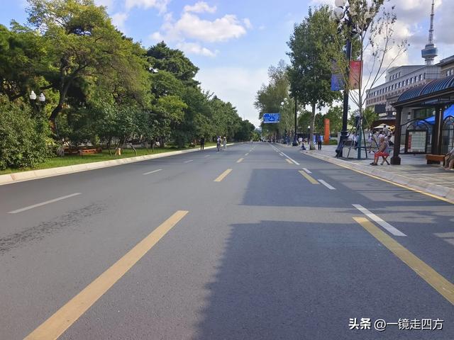 周末16点，长春新民大街又准时变身步行街，市集和舞台开放