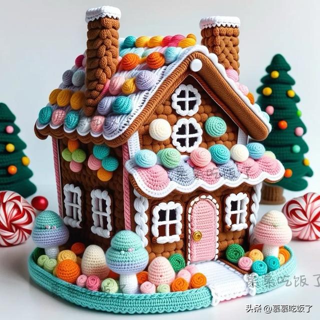 钩针编织梦幻糖果小屋