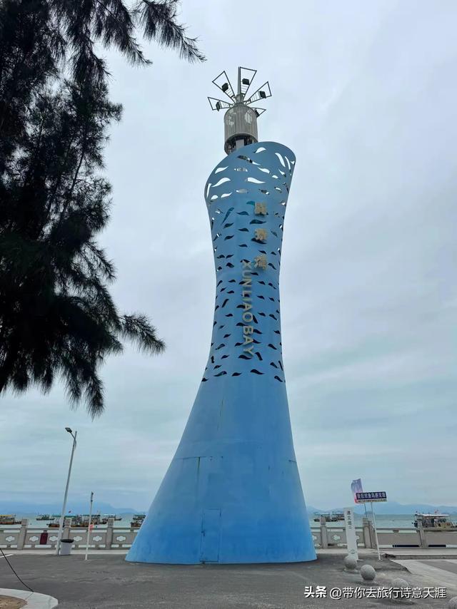 惠州双月湾，内海与外海的海韵迥然不同
