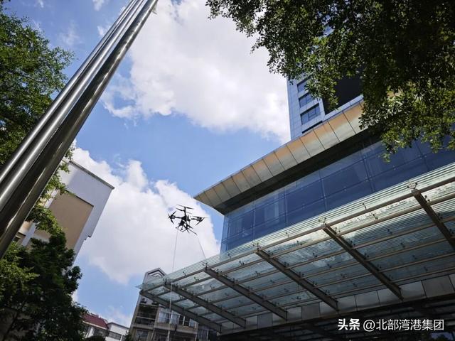 在北部湾港集团无人机竟然可以……