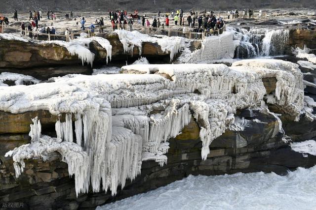 冬日壶口瀑布有多震撼，高清大图告诉你！