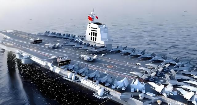 美媒称福建舰重大突破，“福特”号都没弹过五代机，中国先做到了