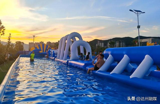 亲水项目点燃高新区夏夜活力