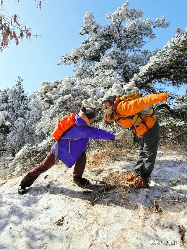 寒风瑟瑟雪世界～嵩山峻极峰赏雪记