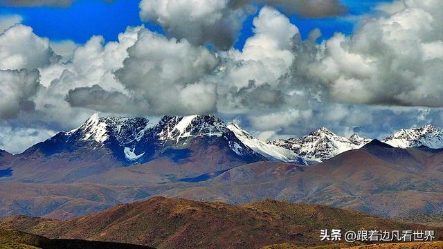 《219西藏南线》雪山与措湖的美景，一措再措看个够