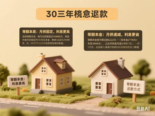 30年房贷还款方式大揭秘：提前还贷的方式，利息差20万？