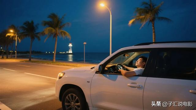 游客自驾游北海 夜晚车停路边被睡