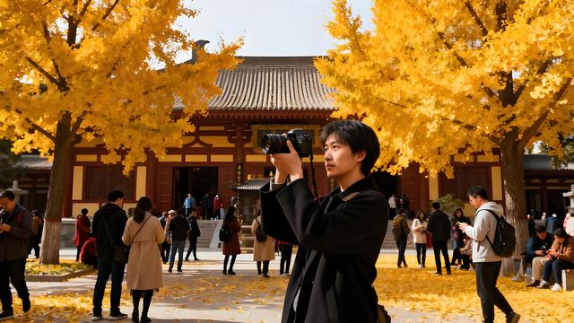 雁塔鎏金裁云影，秦岭披霞染秋光 — 漫步长安千年画卷里的清秋诗行