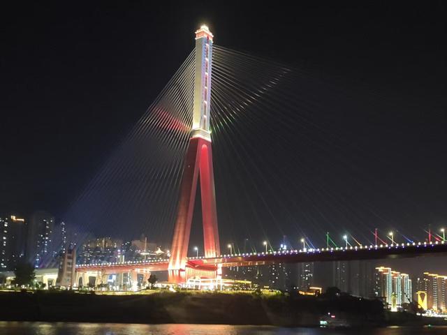 万州会战友（38军113师337团），夜游万州三峡平湖